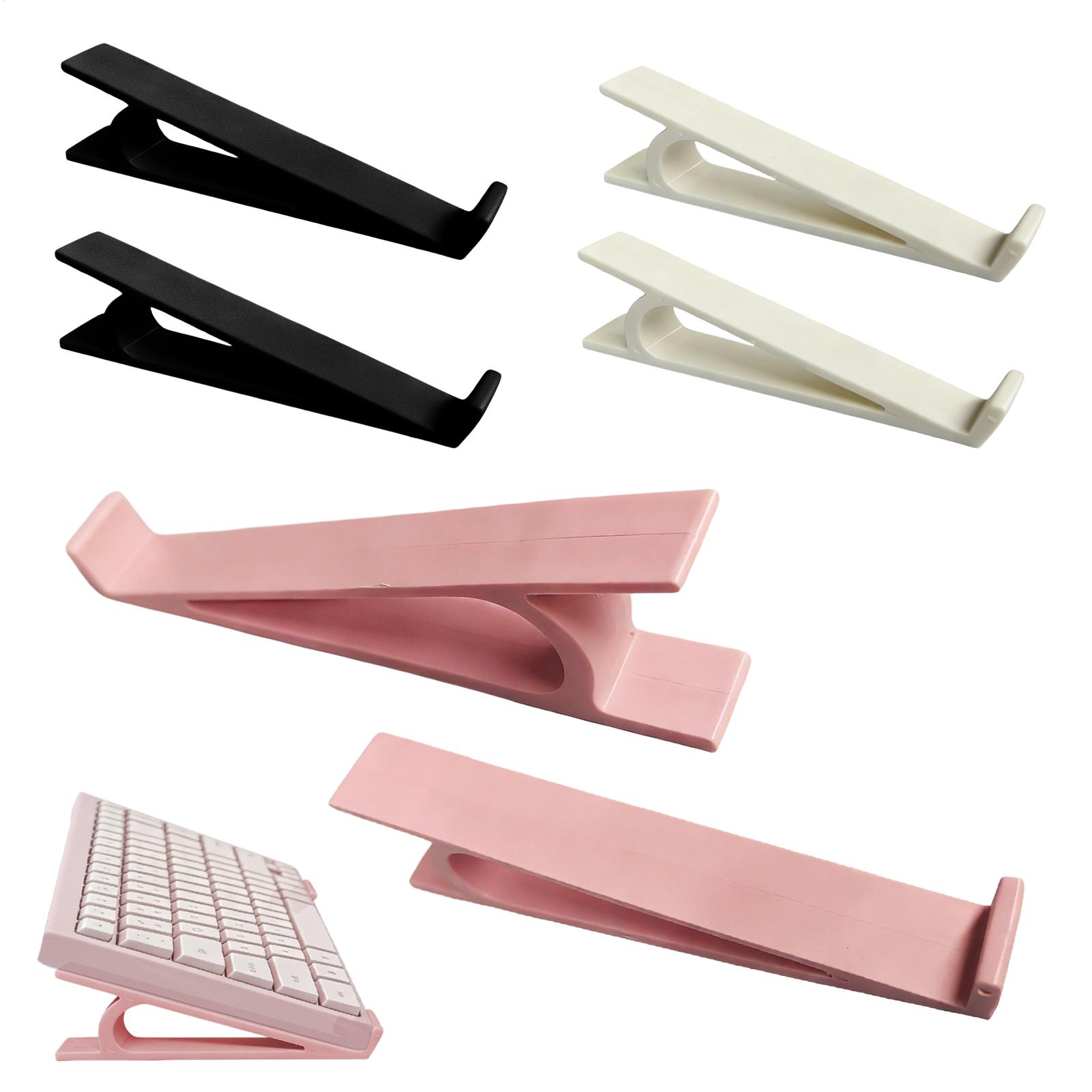 Desk Setup Home Office - 범용 키보드 라이저 스탠드 2개/쌍 책상