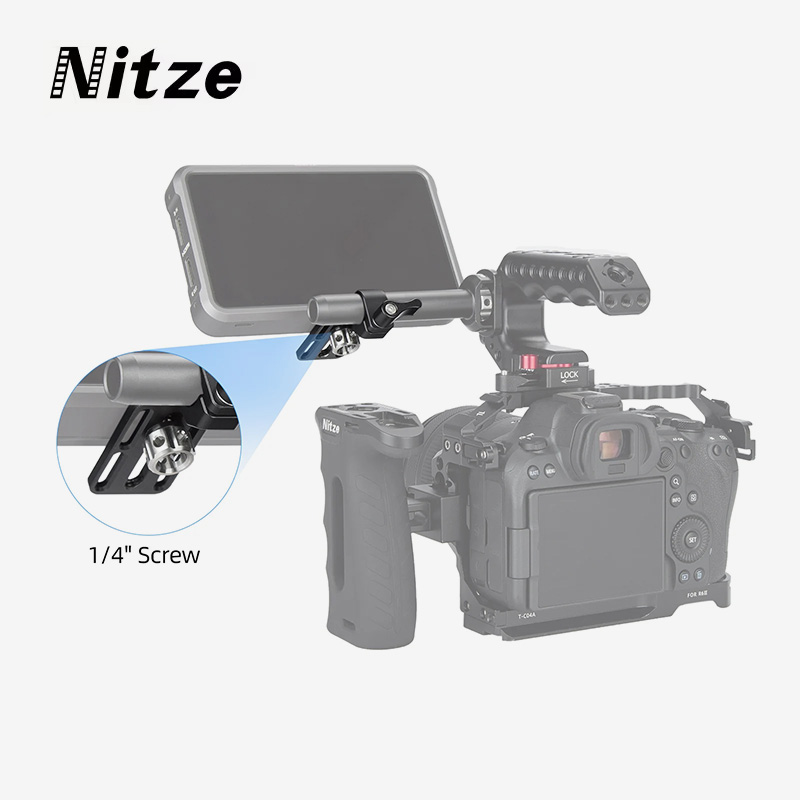 Monitor Arm Clamp - Nitze N10D 15mm 로드 클램프 어댑터(모니터,