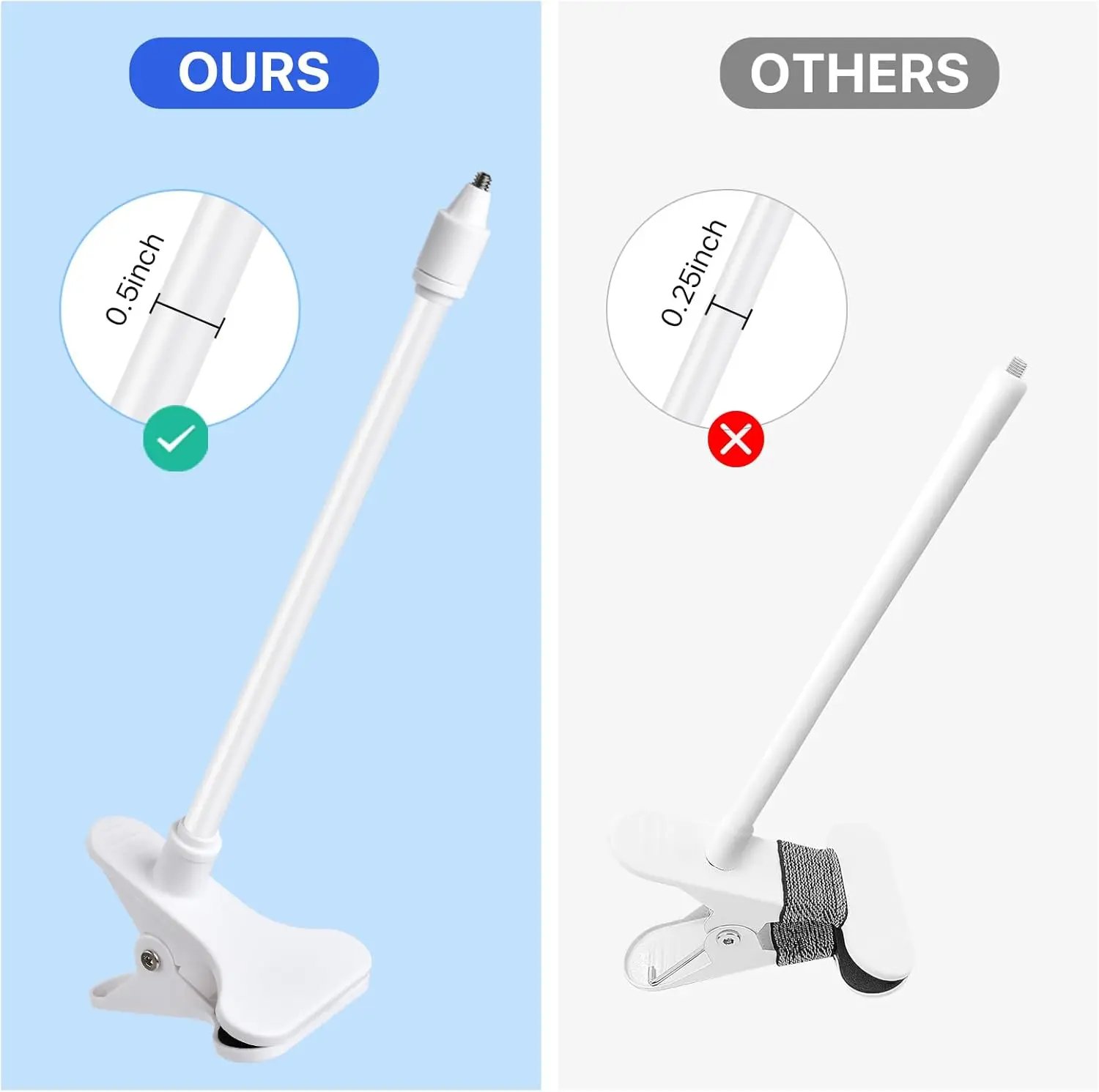 25cm/41cm 유연한 베이비 모니터 클립 범용 1/ - Monitor Arm Clamp 리뷰 및 가격