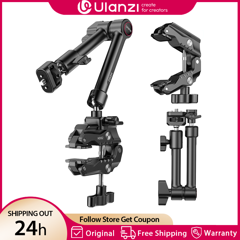 Ulanzi 10인치 매직 암 키트 HD02 슈퍼 클램 - Monitor Arm Clamp 리뷰 및 가격