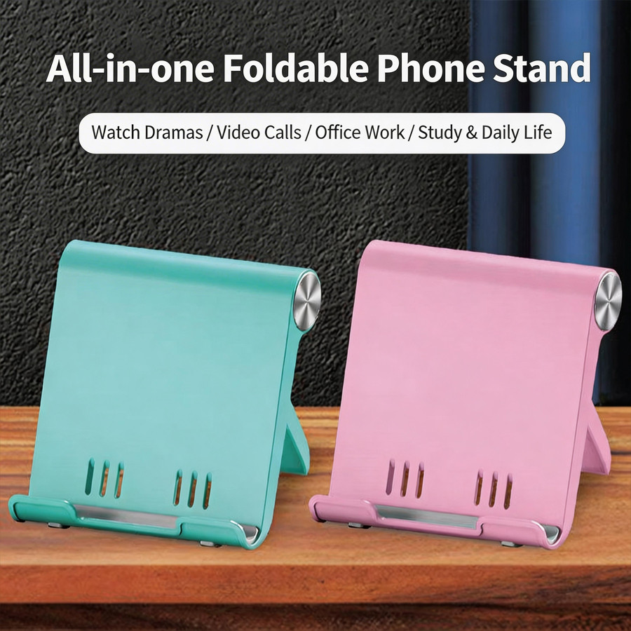 조절 가능한 휴대폰 거치대, 휴대용 접이식 데스크탑 폰 - Desk Setup Stand 리뷰 및 가격