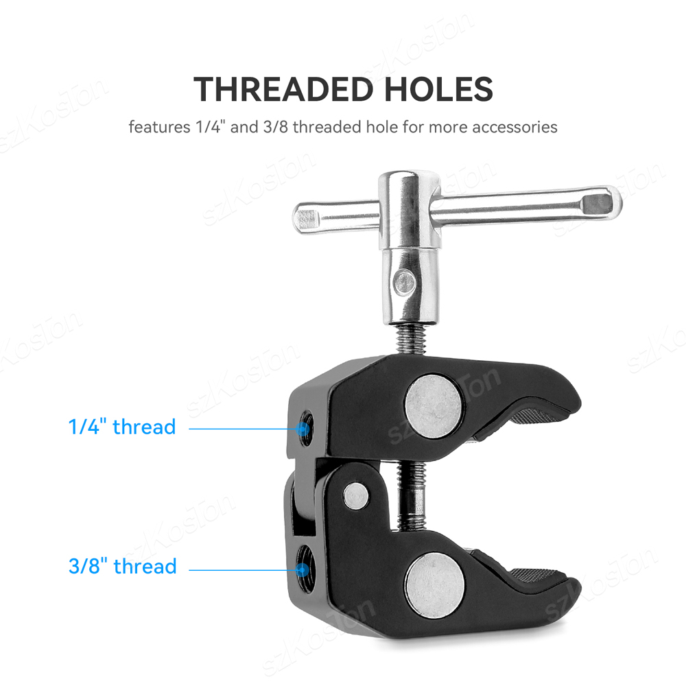 카메라 메탈 슈퍼 클램프 360 °   1/4인치 3/ - Monitor Arm Clamp 리뷰 및 가격