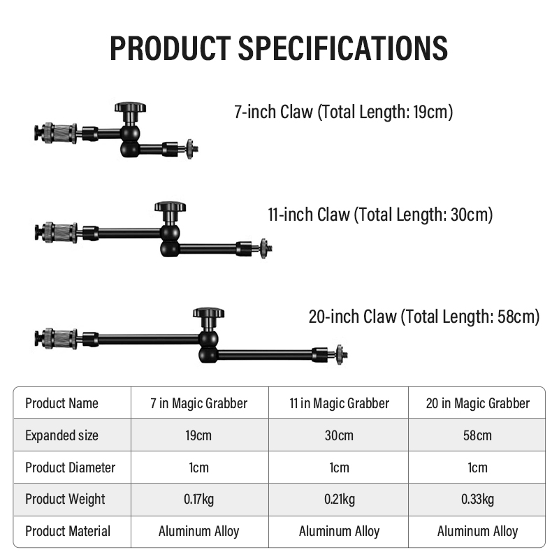 매직암 7/11/20인치 360 °   회전 가능한 금 - Monitor Arm Clamp 리뷰 및 가격