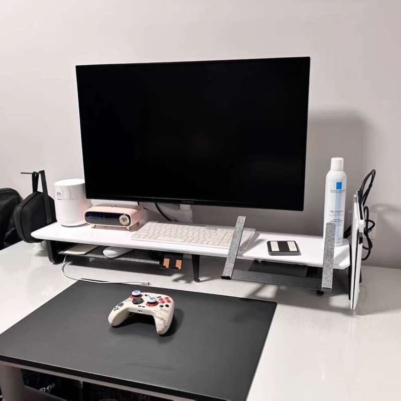 모듈식 모니터 라이저 스탠드 인체공학적 데스크 정리대  - Desk Setup For Laptop And Monitor 리뷰 및 가격