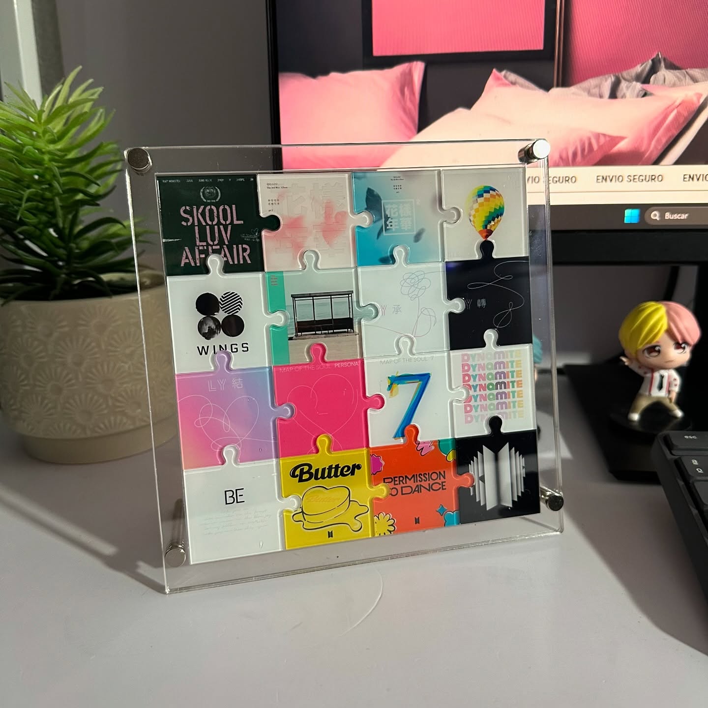맞춤형 아크릴 퍼즐 디스플레이 개인화된 퍼즐 스탠드 책 - Desk Setup Home Office 리뷰 및 가격