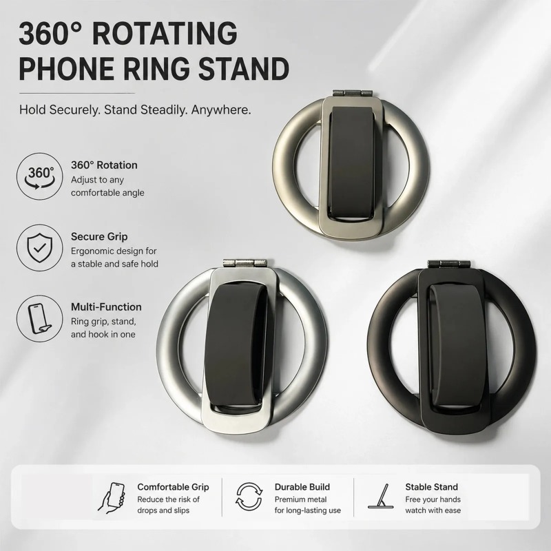 Magsafe용 실리콘 자석 손목밴드 폰 홀더, 데스크 - Desk Setup Stand 리뷰 및 가격
