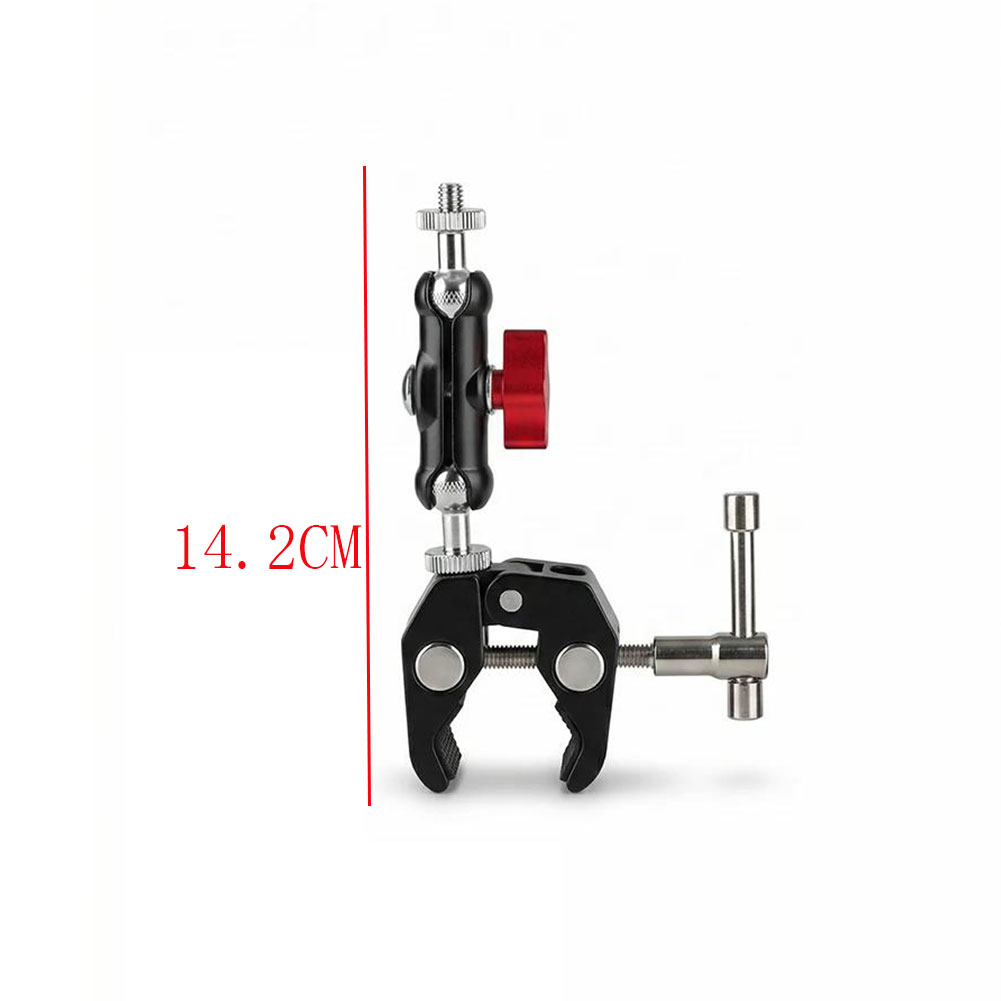 1/4 카메라 메탈 슈퍼 클램프, 더블 볼 헤드 매직  - Monitor Arm Clamp 리뷰 및 가격