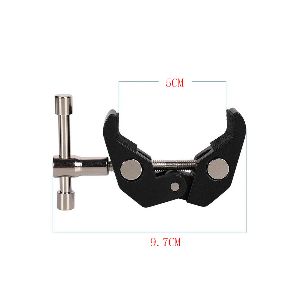 1/4 카메라 메탈 슈퍼 클램프, 더블 볼 헤드 매직  - Monitor Arm Clamp 리뷰 및 가격