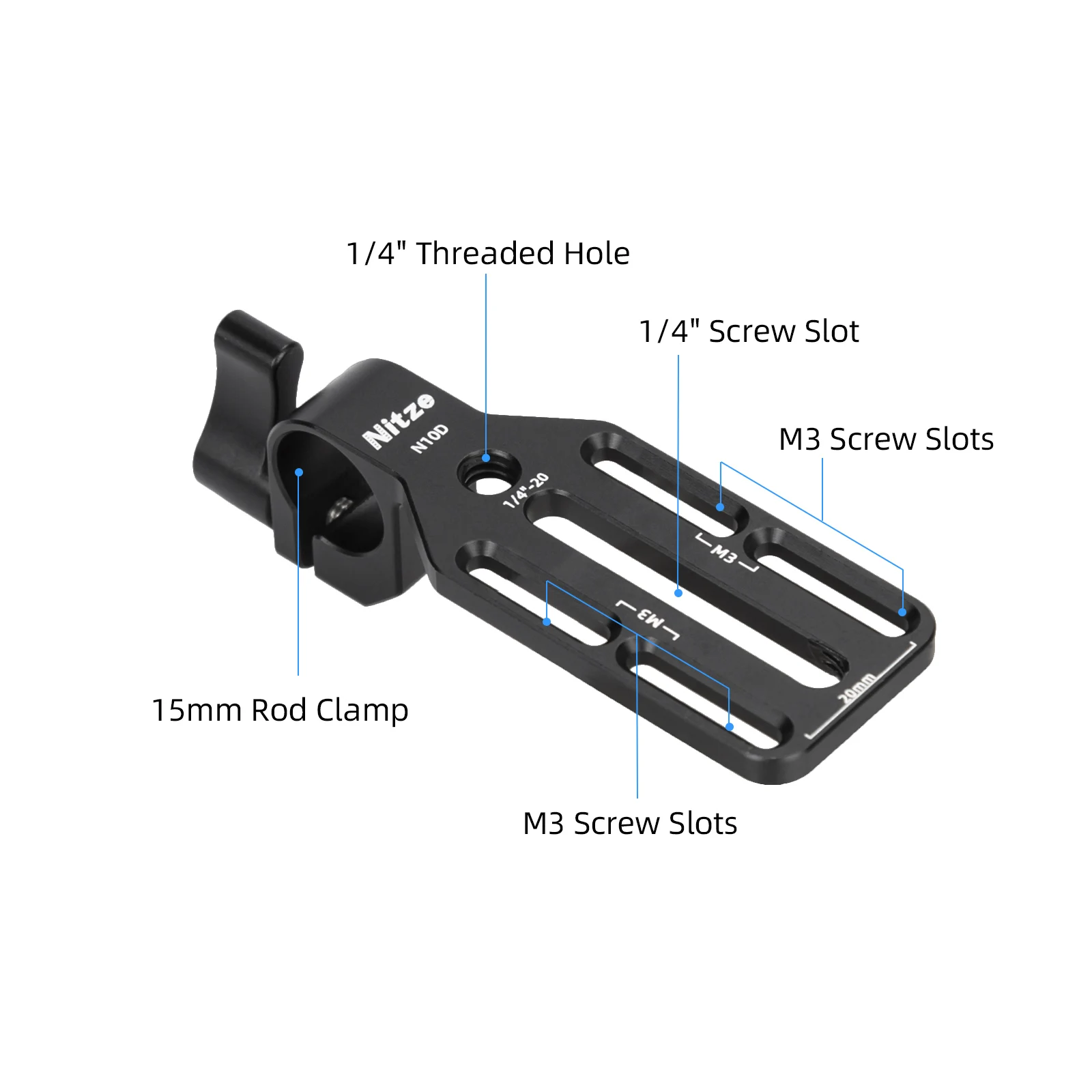Nitze N10D 15mm 로드 클램프 어댑터(모니터 - Monitor Arm Clamp 리뷰 및 가격