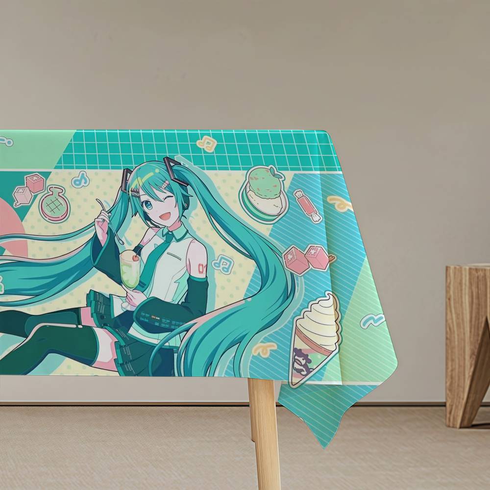 만화 H-Hatsunees 귀여운 M-Mikuu 테이블 - Desk Setup Wallpaper 리뷰 및 가격